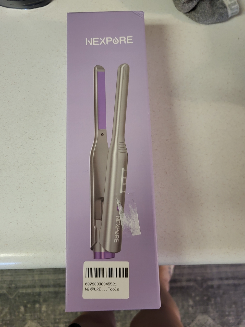 NEXPURE Purple Ceramic Hair Straightener